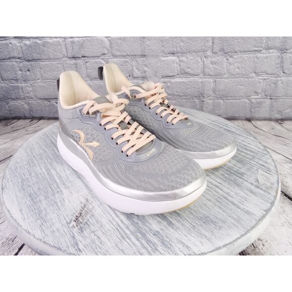 GDEFY Gravity Defyer XLR8 Run Gray Peach Women 7.5 Used In Very Good Condition - Picture 1 of 12